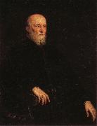 Jacopo Tintoretto Portrati of Alvise Cornaro Spain oil painting artist